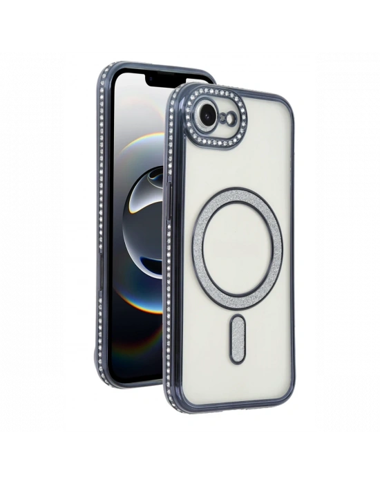 Newface Apple iPhone 16E Joke Simli Magneticsafe Kılıf - Siyah