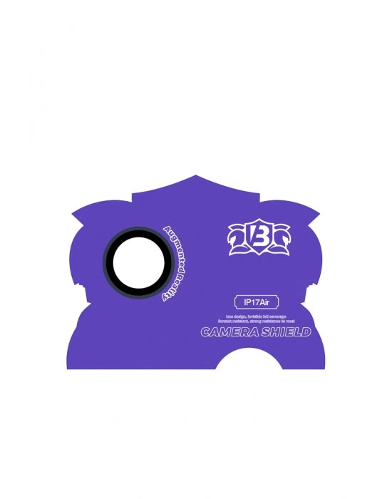 Newface Apple iPhone 17 Air Bilvis Titan Kamera Lens - Lacivert