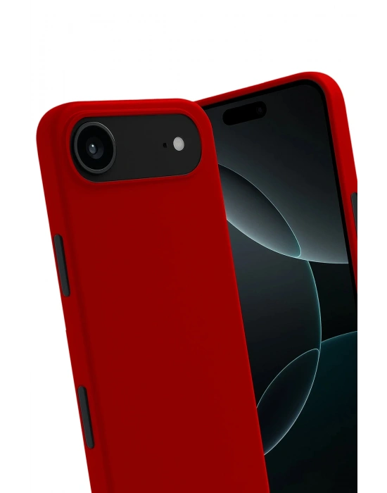 Newface Apple iPhone 17 Air First Silikon - Kırmızı