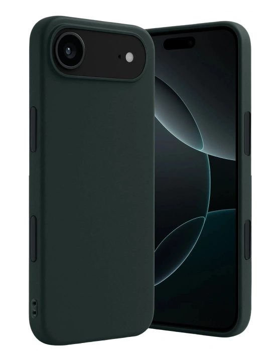 Newface Apple iPhone 17 Air First Silikon - Koyu Yeşil