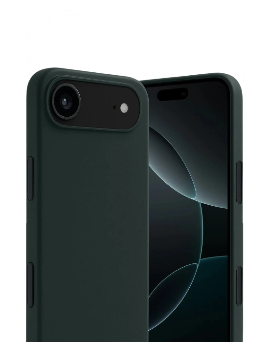 Newface Apple iPhone 17 Air First Silikon - Koyu Yeşil