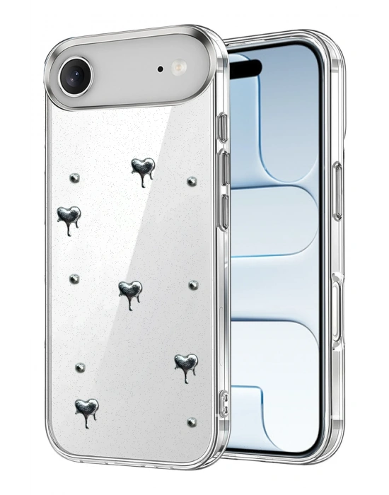 Newface Apple iPhone 17 Air Fiyonk Desenli Kapak - Desen 1