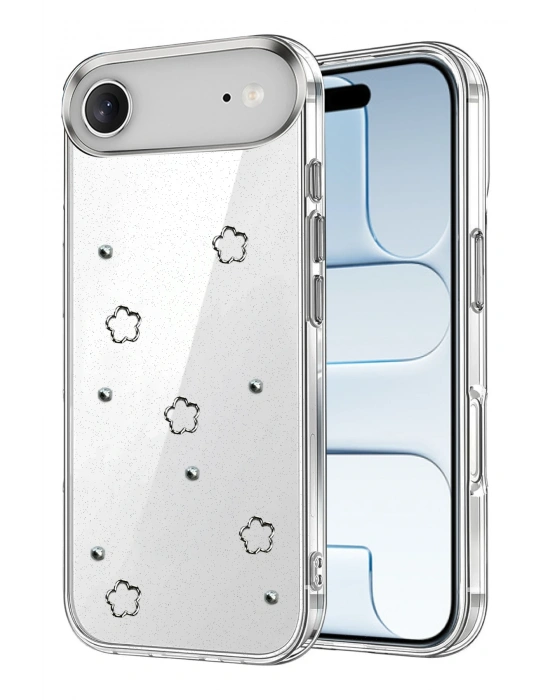 Newface Apple iPhone 17 Air Fiyonk Desenli Kapak - Desen 2