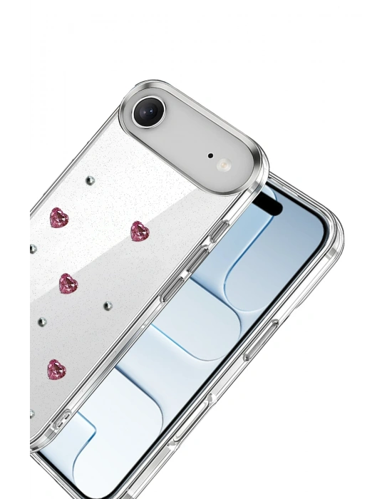 Newface Apple iPhone 17 Air Fiyonk Desenli Kapak - Desen 3