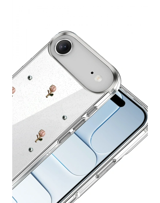 Newface Apple iPhone 17 Air Fiyonk Desenli Kapak - Desen 6