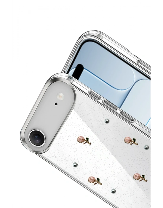 Newface Apple iPhone 17 Air Fiyonk Desenli Kapak - Desen 6