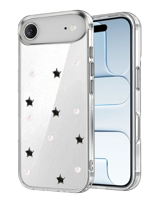 Newface Apple iPhone 17 Air Fiyonk Desenli Kapak - Desen 7