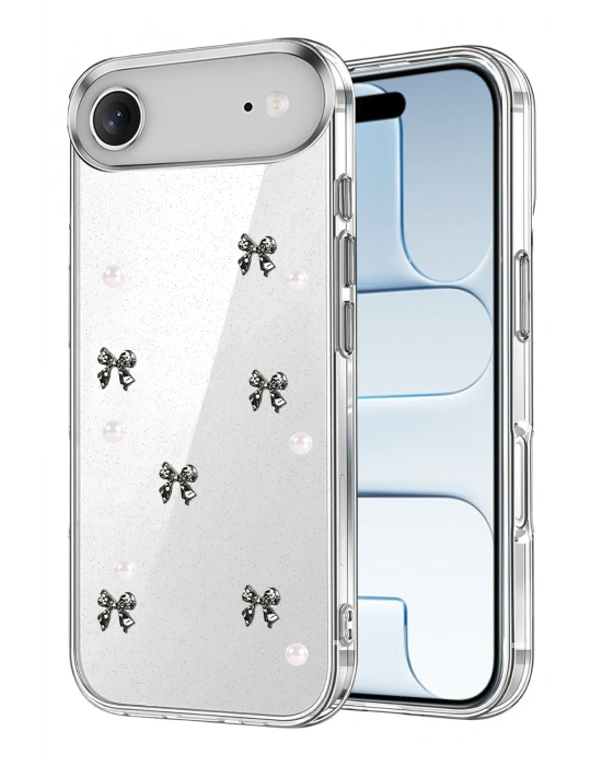 Newface Apple iPhone 17 Air Fiyonk Desenli Kapak - Desen 8