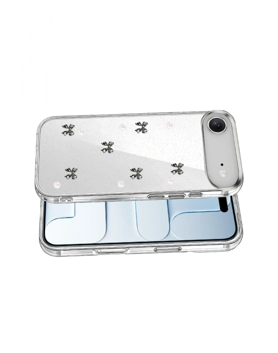 Newface Apple iPhone 17 Air Fiyonk Desenli Kapak - Desen 8