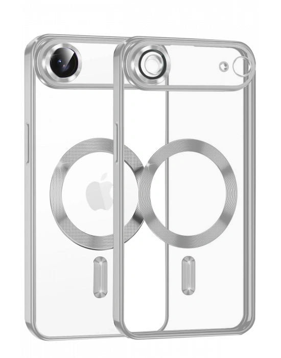 Newface Apple iPhone 17 Air Kross Magneticsafe Kapak - Gümüş