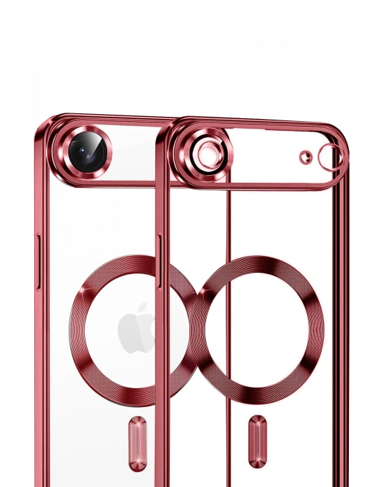 Newface Apple iPhone 17 Air Kross Magneticsafe Kapak - Kırmızı