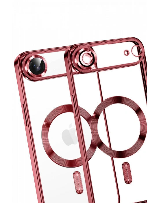 Newface Apple iPhone 17 Air Kross Magneticsafe Kapak - Kırmızı