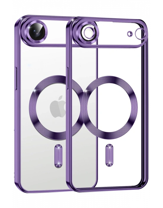 Newface Apple iPhone 17 Air Kross Magneticsafe Kapak - Mor