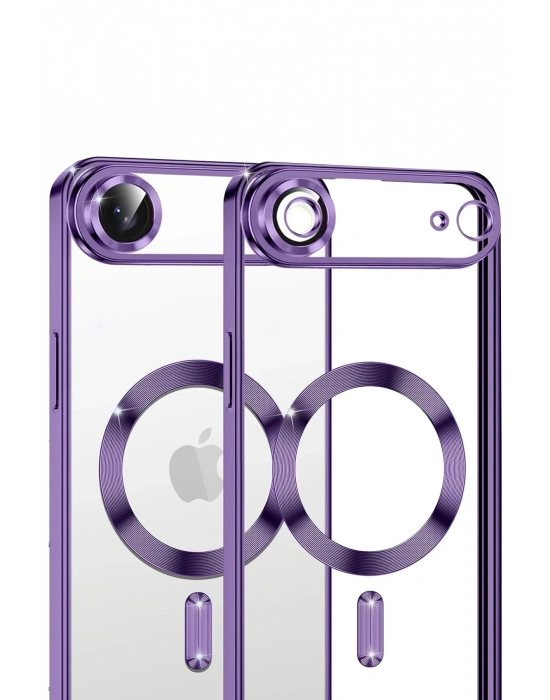 Newface Apple iPhone 17 Air Kross Magneticsafe Kapak - Mor