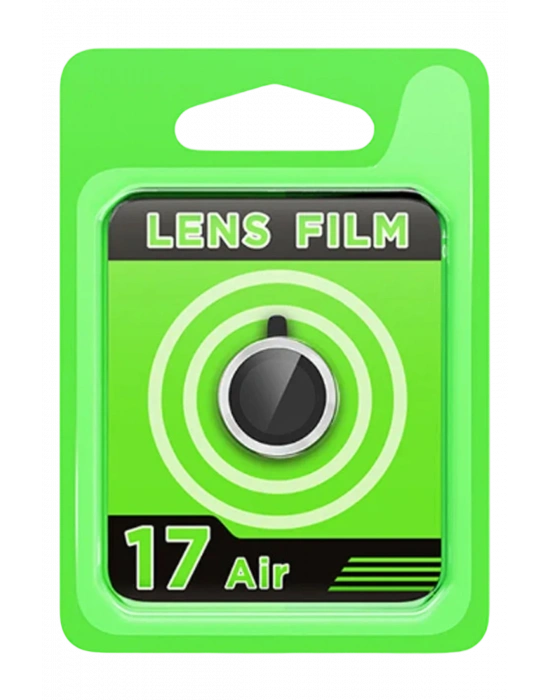 Newface Apple iPhone 17 Air Raze Metal Kamera Lens - Gümüş