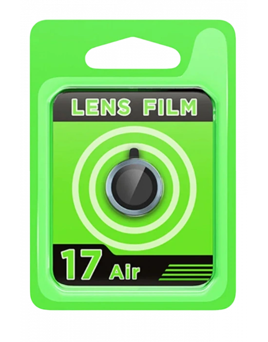 Newface Apple iPhone 17 Air Raze Metal Kamera Lens - Mavi