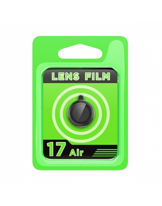 Newface Apple iPhone 17 Air Raze Metal Kamera Lens - Siyah