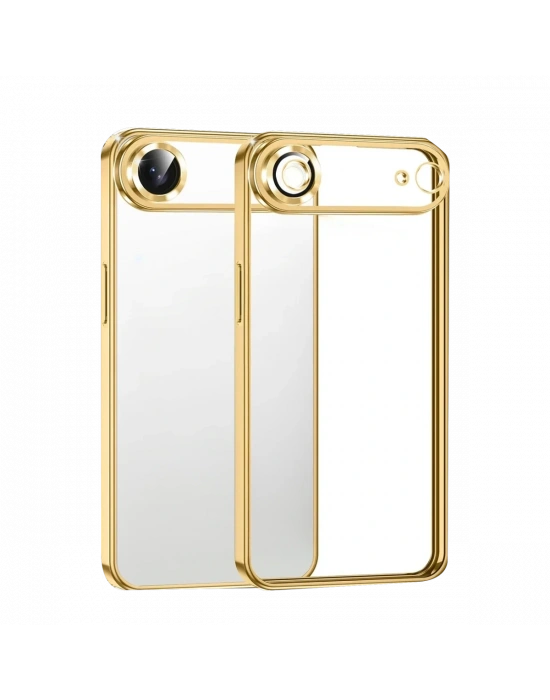 Newface Apple iPhone 17 Air Razer Lensli Silikon - Gold