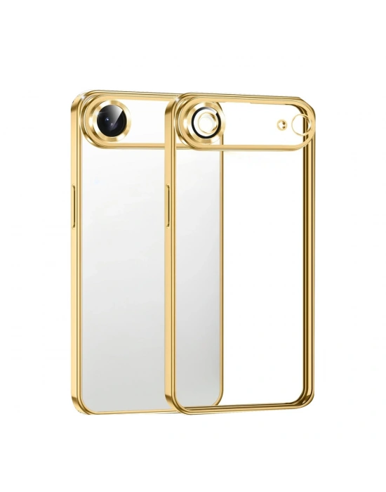 Newface Apple iPhone 17 Air Razer Lensli Silikon - Gold