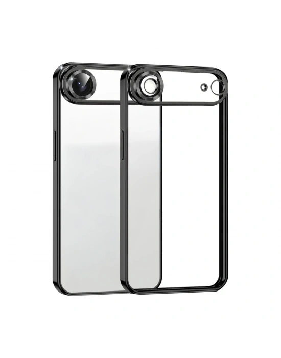 Newface Apple iPhone 17 Air Razer Lensli Silikon - Siyah