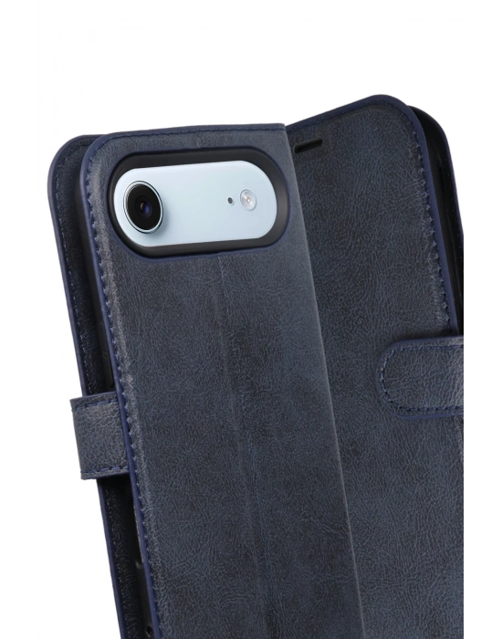 Newface Apple iPhone 17 Air Trend S Plus Kapaklı Kılıf - Lacivert