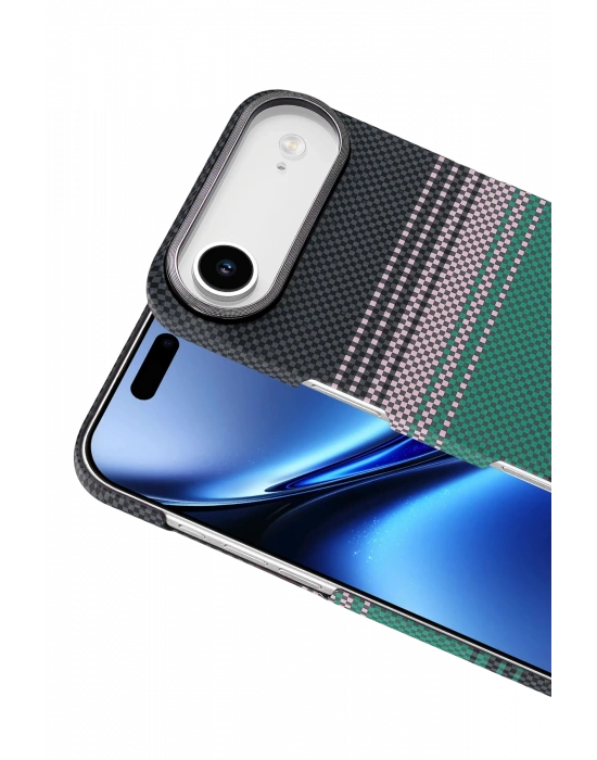 Newface Apple iPhone 17 Air Vega Magsafe Kapak - Yeşil