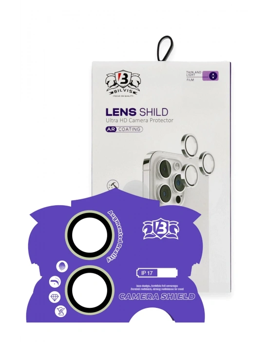 Newface Apple iPhone 17 Bilvis Titan Kamera Lens - Açık Yeşil