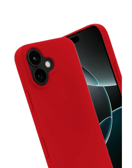 Newface Apple iPhone 17 First Silikon - Kırmızı