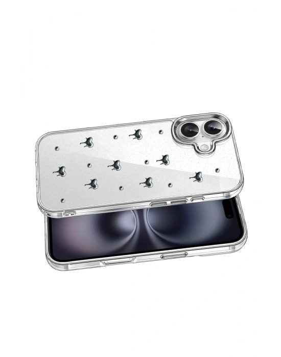 Newface Apple iPhone 17 Fiyonk Desenli Kapak - Desen 1