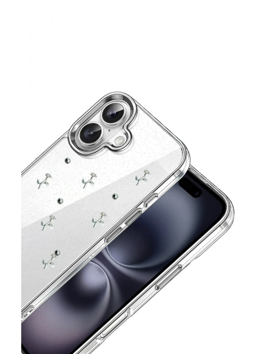 Newface Apple iPhone 17 Fiyonk Desenli Kapak - Desen 4