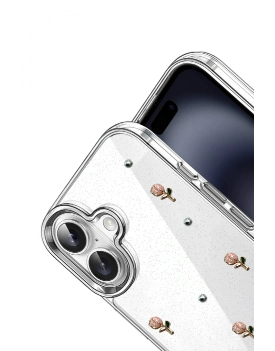 Newface Apple iPhone 17 Fiyonk Desenli Kapak - Desen 6