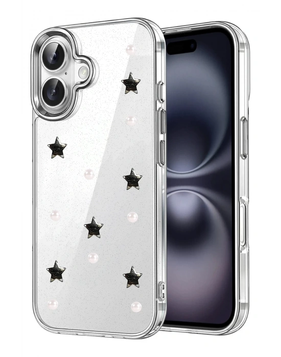 Newface Apple iPhone 17 Fiyonk Desenli Kapak - Desen 7