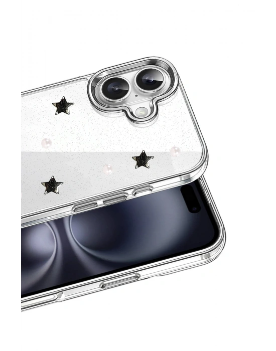 Newface Apple iPhone 17 Fiyonk Desenli Kapak - Desen 7