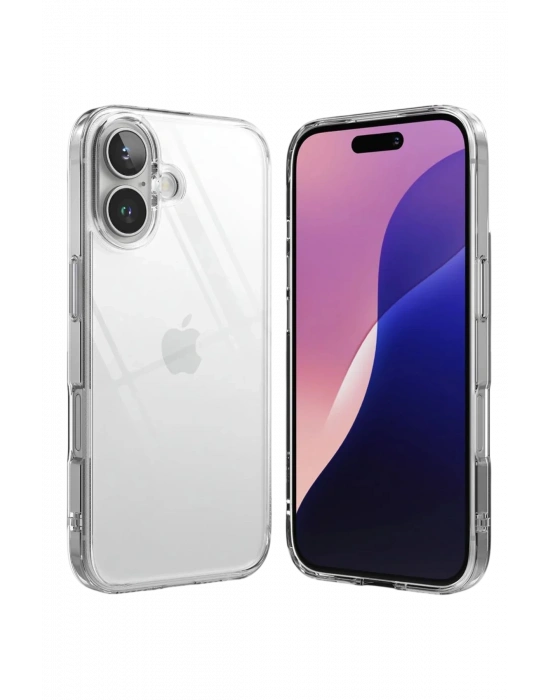 Newface Apple iPhone 17 Lüx Şeffaf Silikon - Şeffaf