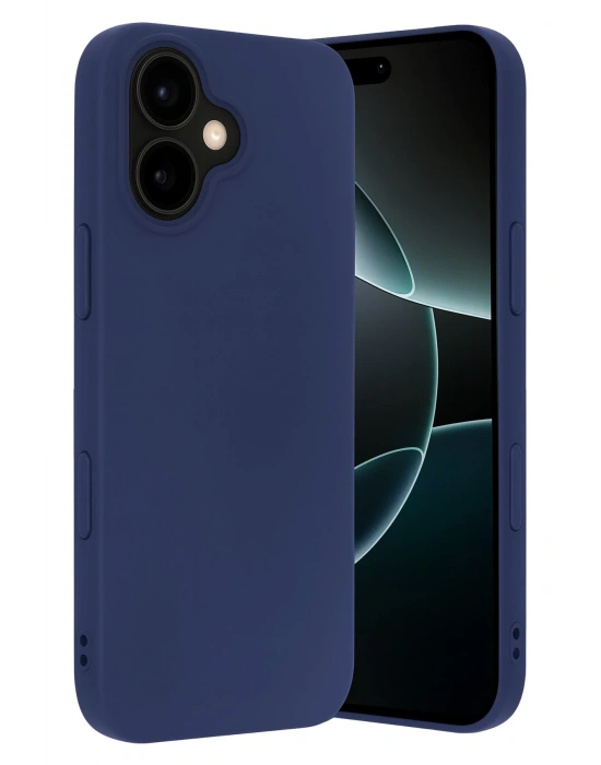 Newface Apple iPhone 17 Nano içi Kadife Silikon - Lacivert