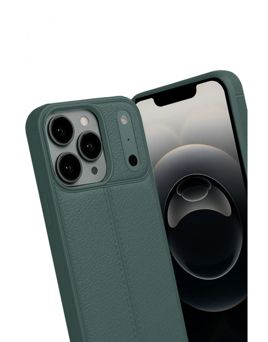 Newface Apple iPhone 17 Pro Auto Focus Kapak - Koyu Yeşil