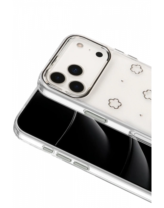 Newface Apple iPhone 17 Pro Fiyonk Desenli Kapak - Desen 2