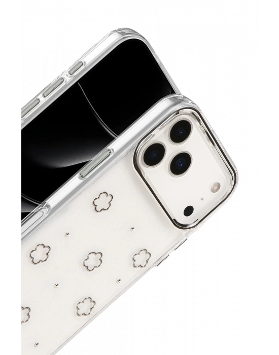 Newface Apple iPhone 17 Pro Fiyonk Desenli Kapak - Desen 2