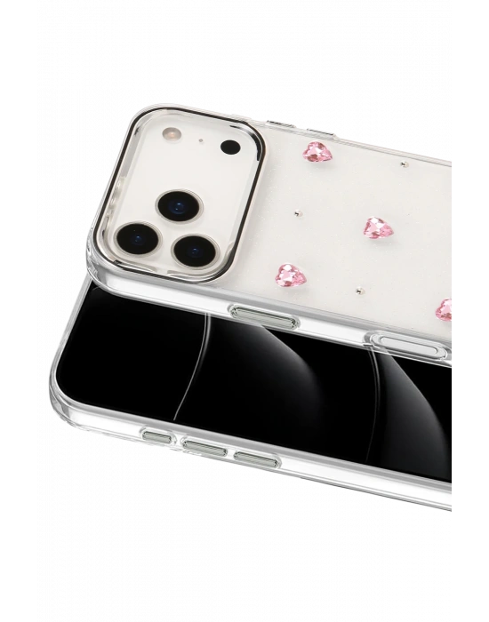 Newface Apple iPhone 17 Pro Fiyonk Desenli Kapak - Desen 3