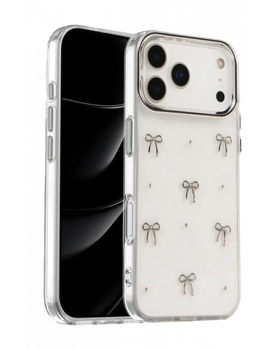 Newface Apple iPhone 17 Pro Fiyonk Desenli Kapak - Desen 5