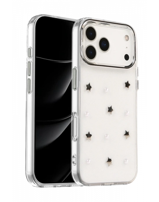 Newface Apple iPhone 17 Pro Fiyonk Desenli Kapak - Desen 7