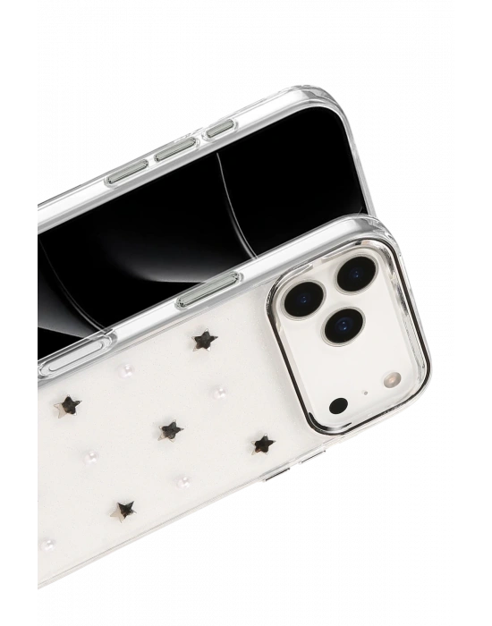 Newface Apple iPhone 17 Pro Fiyonk Desenli Kapak - Desen 7