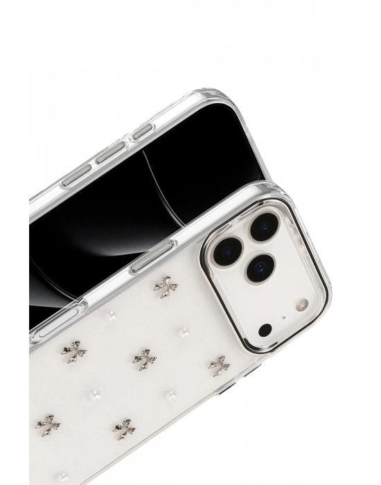 Newface Apple iPhone 17 Pro Fiyonk Desenli Kapak - Desen 8