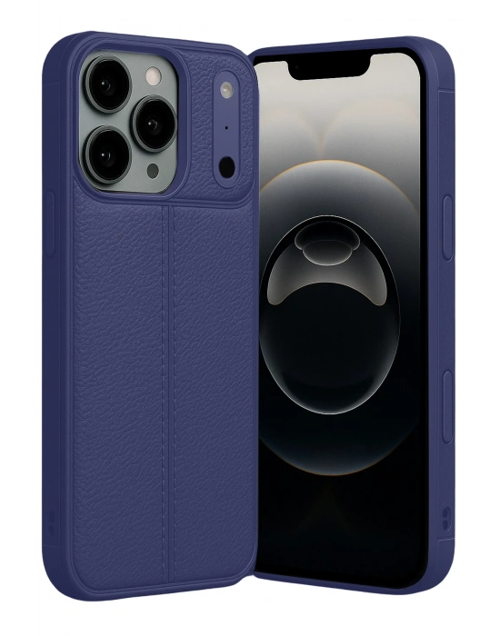 Newface Apple iPhone 17 Pro Max Auto Focus Kapak - Lacivert