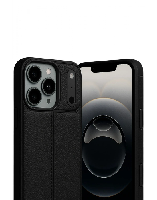 Newface Apple iPhone 17 Pro Max Auto Focus Kapak - Siyah