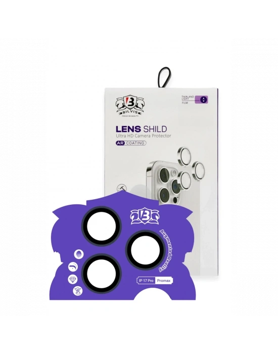 Newface Apple iPhone 17 Pro Max Bilvis Titan Kamera Lens - Lacivert