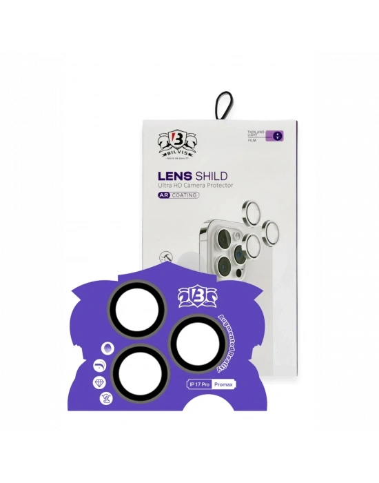 Newface Apple iPhone 17 Pro Max Bilvis Titan Kamera Lens - Natural Grey