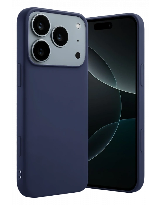 Newface Apple iPhone 17 Pro Max First Silikon - Lacivert