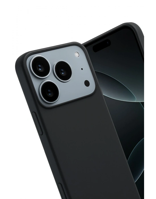 Newface Apple iPhone 17 Pro Max First Silikon - Siyah