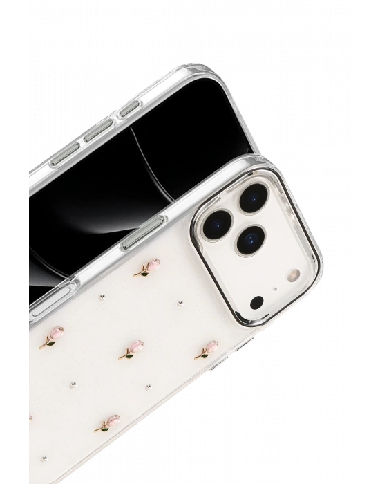 Newface Apple iPhone 17 Pro Max Fiyonk Desenli Kapak - Desen 6